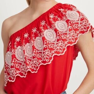 ! Maette Stella & Dot Hannah One Shoulder Top